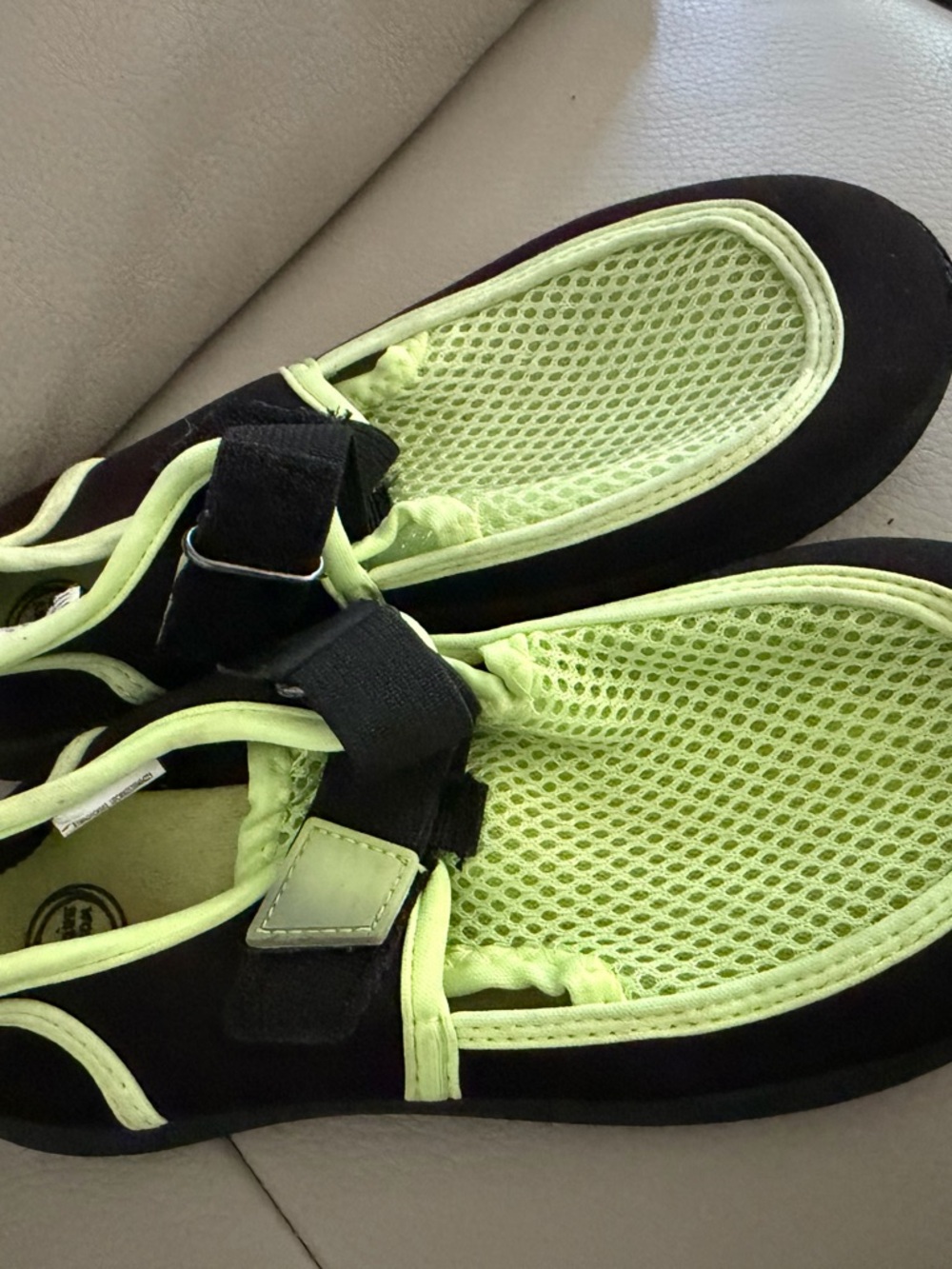 Women’s Neon Lime Mesh Casual Shoes